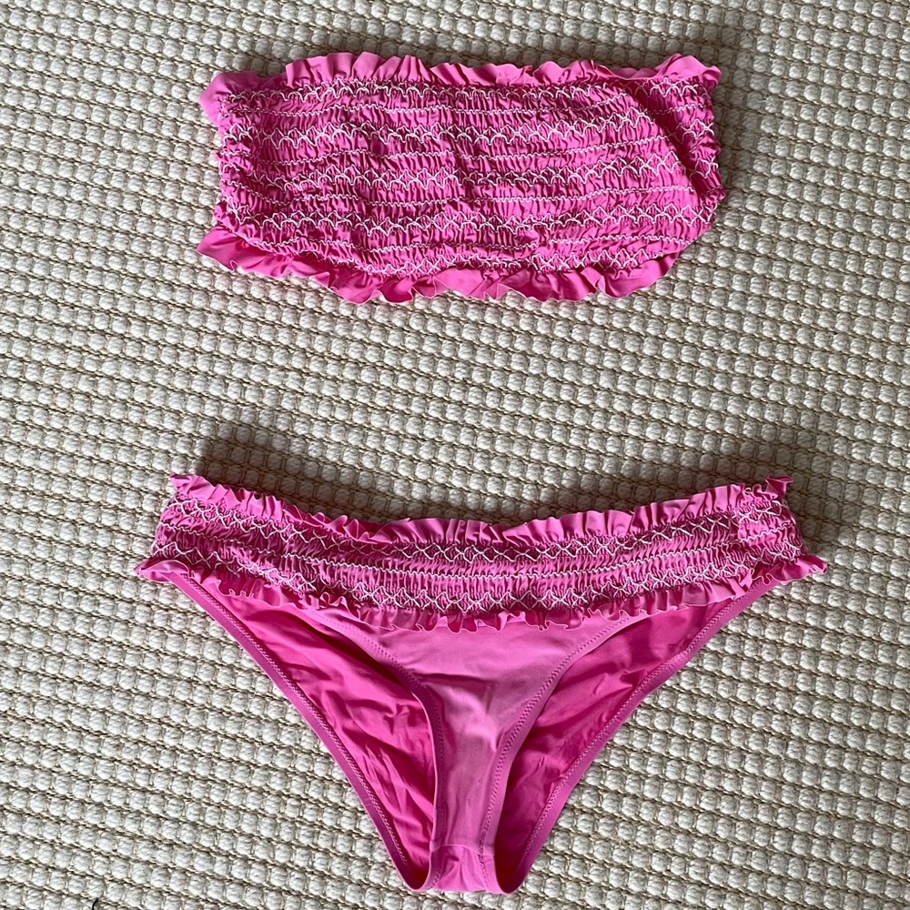 TORY BURCH pink costa bikini